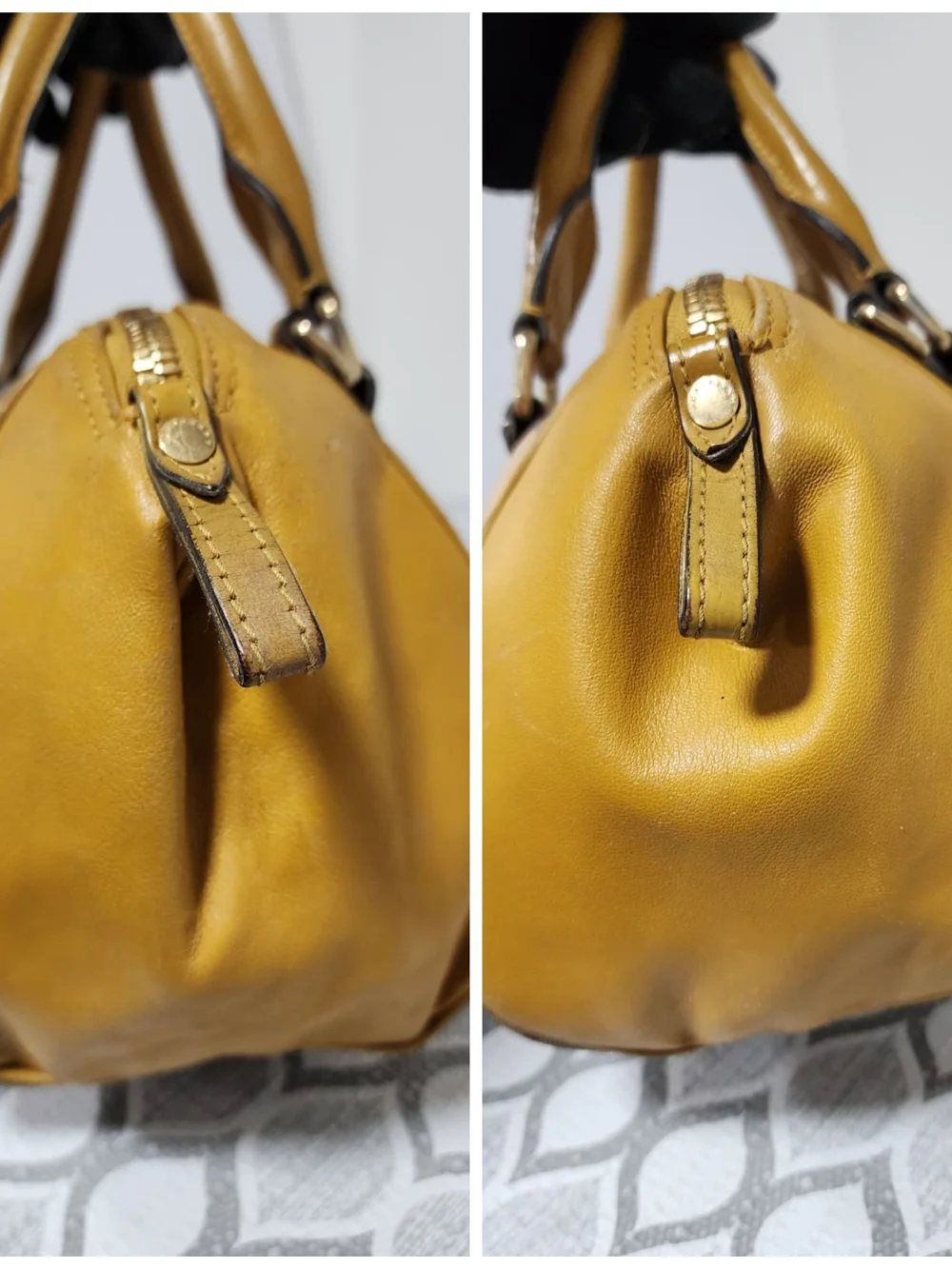 Burberry Haymarket Panel Blaze Bag Beige/Yellow